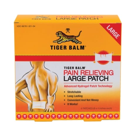 Tiger Balm Tiger Balm Large White Pain Relief Patch 1 pk 4 pc T-32300